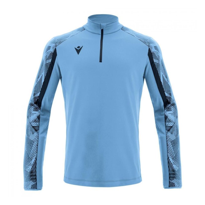 Triko Macron Naryn 1/4 ZIP - Barva: Lahvově zelená, Velikost: M