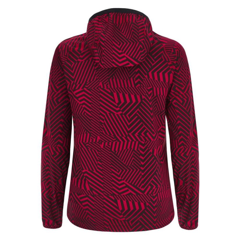 Bunda Macron Athleisure Scd Mallorca - Barva: Červená, Velikost: S