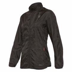 RUN KONA FCA SHANNON WNDBRKR LGHT JKT WMN BLK REFL LINE PRTD