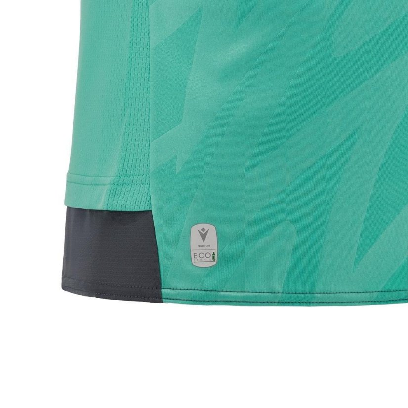 Dětský dres Macron Themis Eco - Barva: Tyrkysová, Velikost: XS