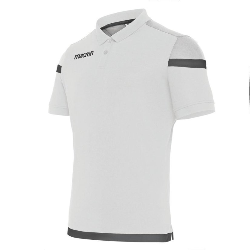 Sportovní polokošile Macron Shofar - Barva: Černá/červená, Velikost: 3XL