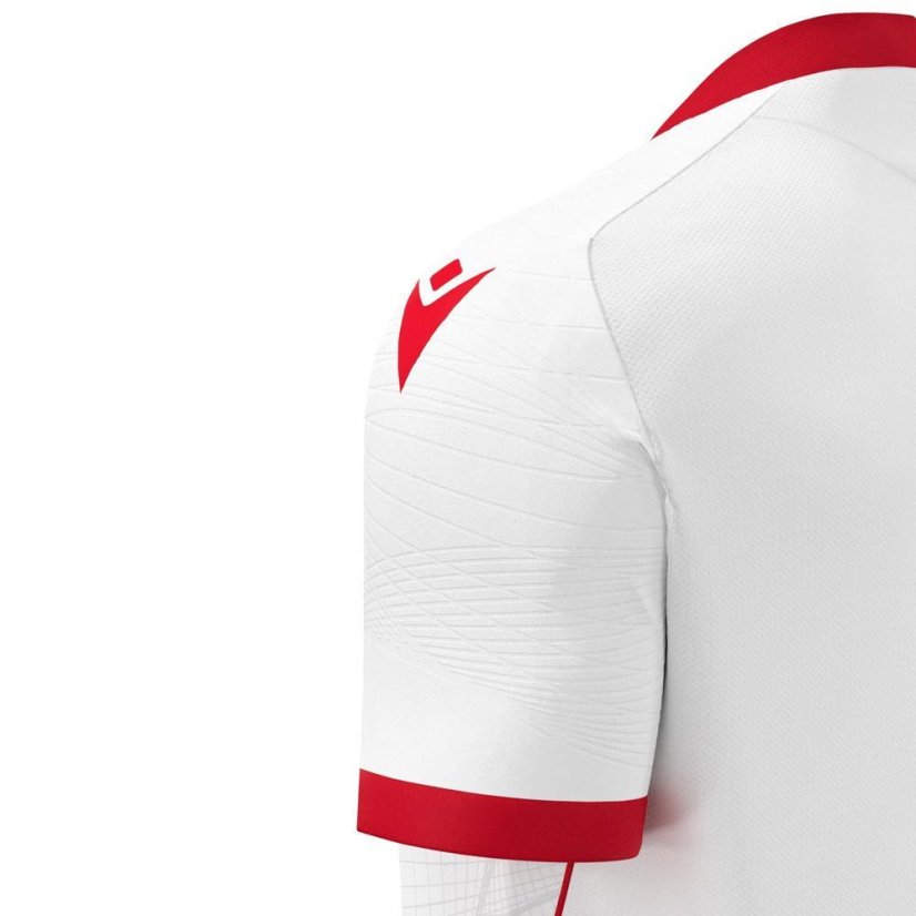 Dres Macron Wyvern Eco - Barva: Vínová/světle modrá, Velikost: M