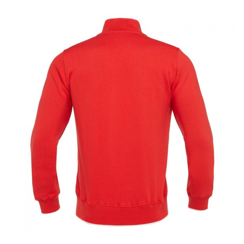 Sportovní mikina na zip Macron Anime Felpa - Barva: Bílá, Velikost: 3XL