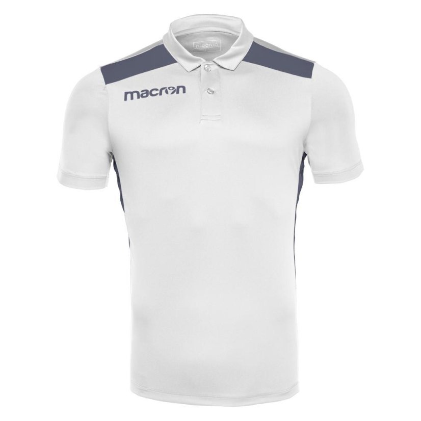 Polo tričko Macron Folk - Barva: Černá/červená, Velikost: 3XS