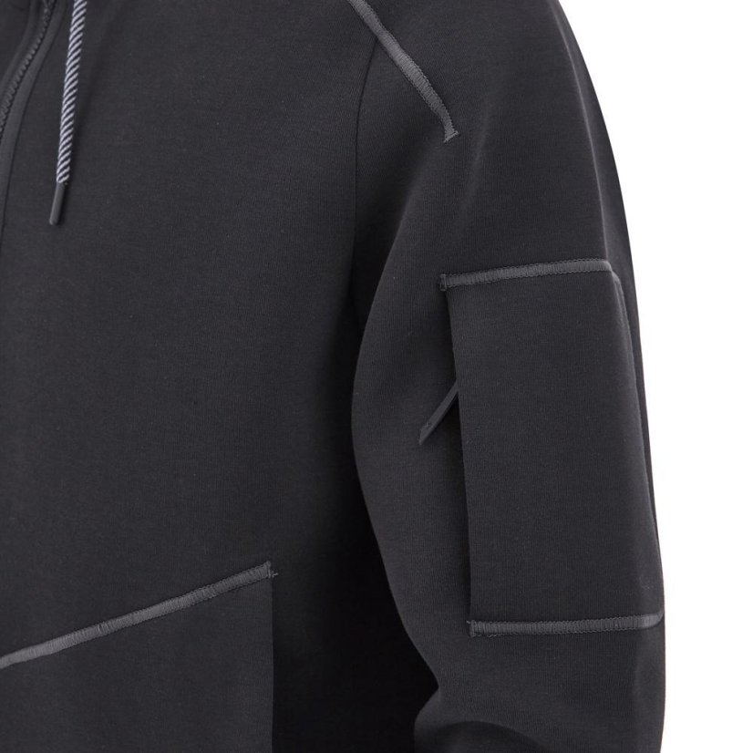 Mikina Macron Ath Icon Skiros - Barva: Černá, Velikost: M