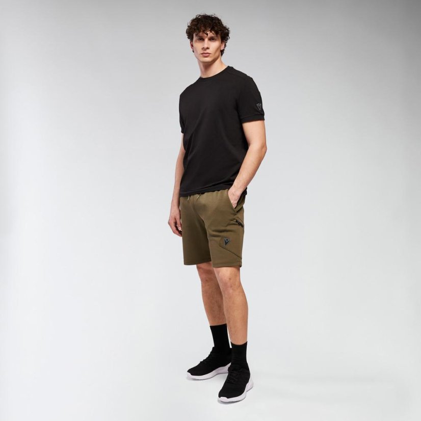 Sportovní kraťasy Macron Ath Icon Island - Barva: Černá, Velikost: 4XL