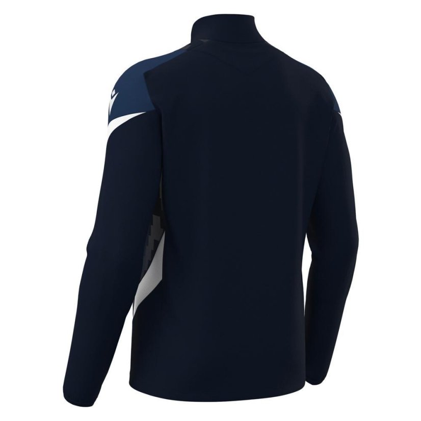 Sportovní top Macron Starfall 1/4 Zip - Farba: Čierna/biela, Veľkosť: 3XL