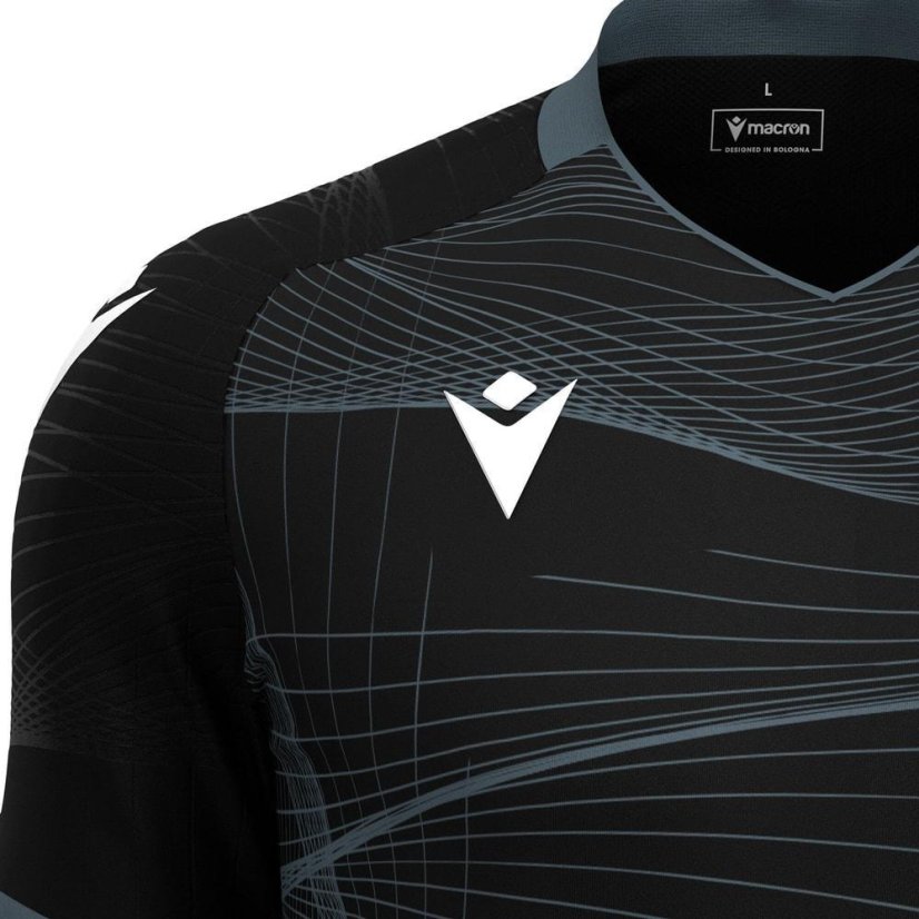 Dres Macron Wyvern Eco - Barva: Vínová/světle modrá, Velikost: M