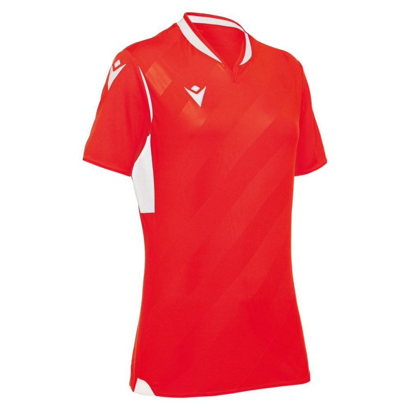 Dámský dres Macron Alya - Barva: Bílá/červená, Velikost: XXS