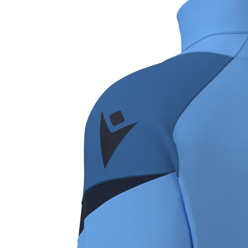 Sportovní top Macron Hollow 1/4 Zip - Barva: Černá/bílá, Velikost: L