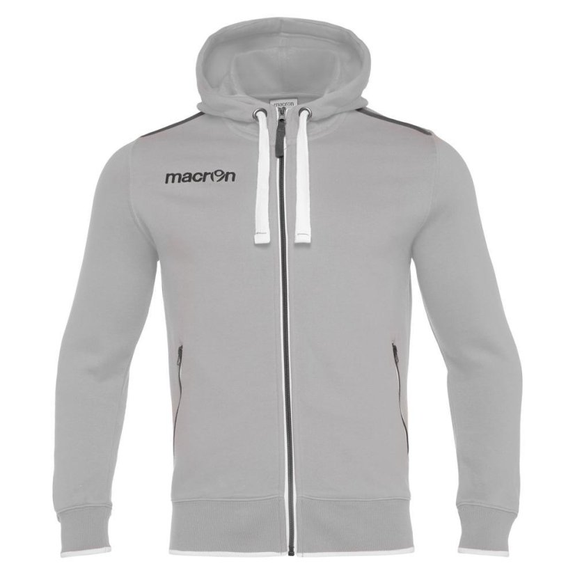 Mikina Macron Motown Felpa - Barva: Šedá, Velikost: 3XL