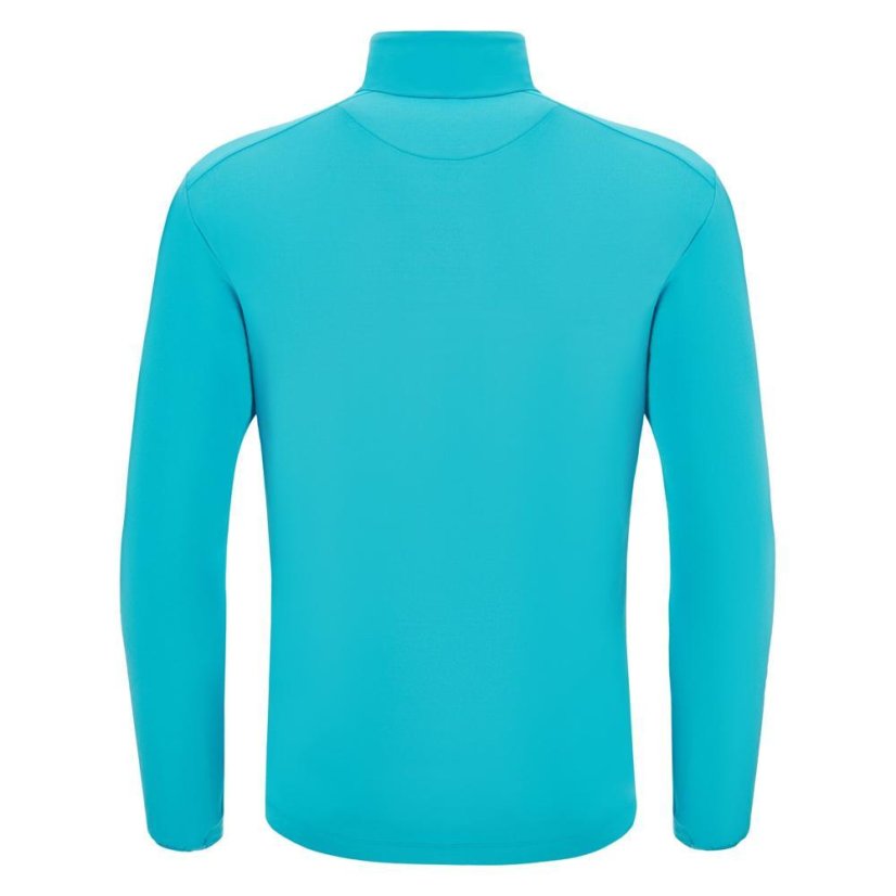 Mikina Macron Piave 1/4 ZIP - Barva: Světle modrá, Velikost: M