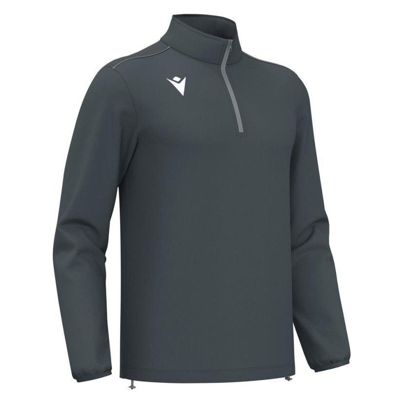 Triko Macron Havel 1/4 Zip - Barva: Červená, Velikost: 3XS