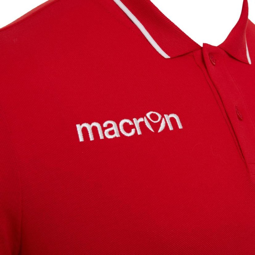 Tričko Macron Zouk Polo - Barva: Královská modrá, Velikost: 3XL