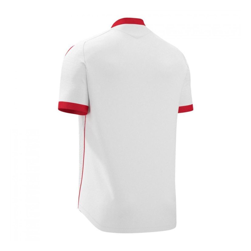 Dres Macron Wyvern Eco - Barva: Vínová/světle modrá, Velikost: M