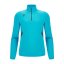 Mikina Macron Piave 1/4 ZIP - Barva: Světle modrá, Velikost: M