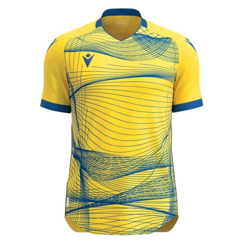 Dres Macron Wyvern Eco - Barva: Vínová/světle modrá, Velikost: M