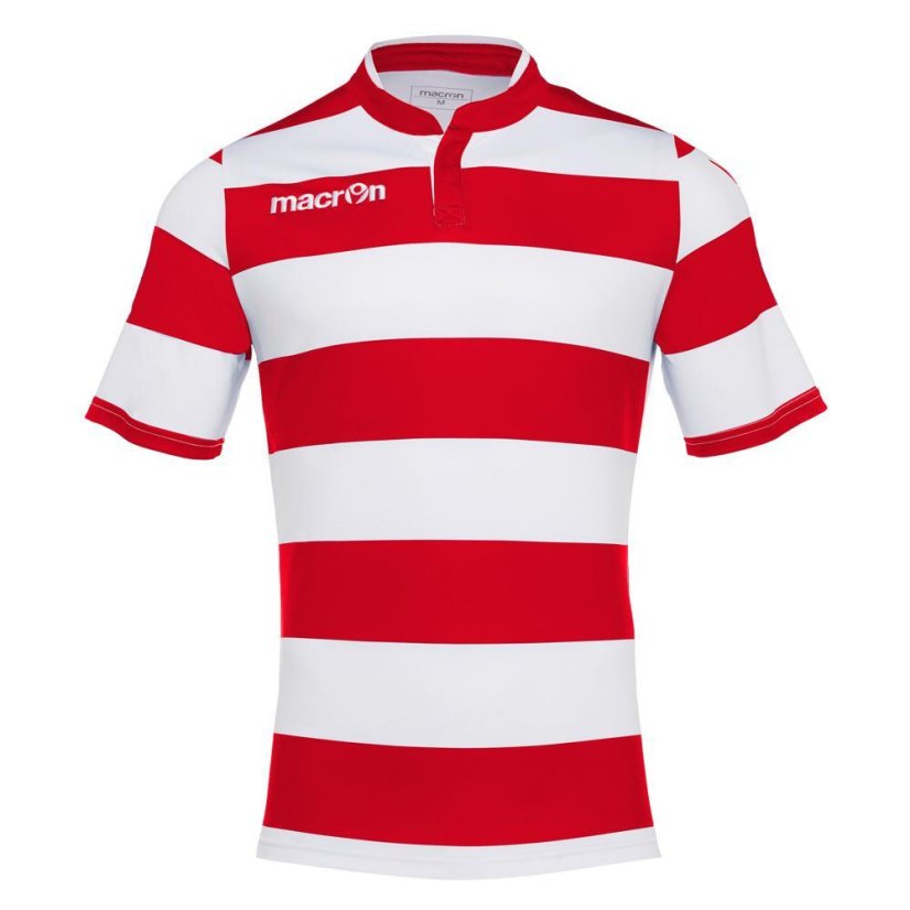 Zápasový dres s krátkým rukávem Macron Kepler - Barva: Královská modrá/bílá, Velikost: 3XL