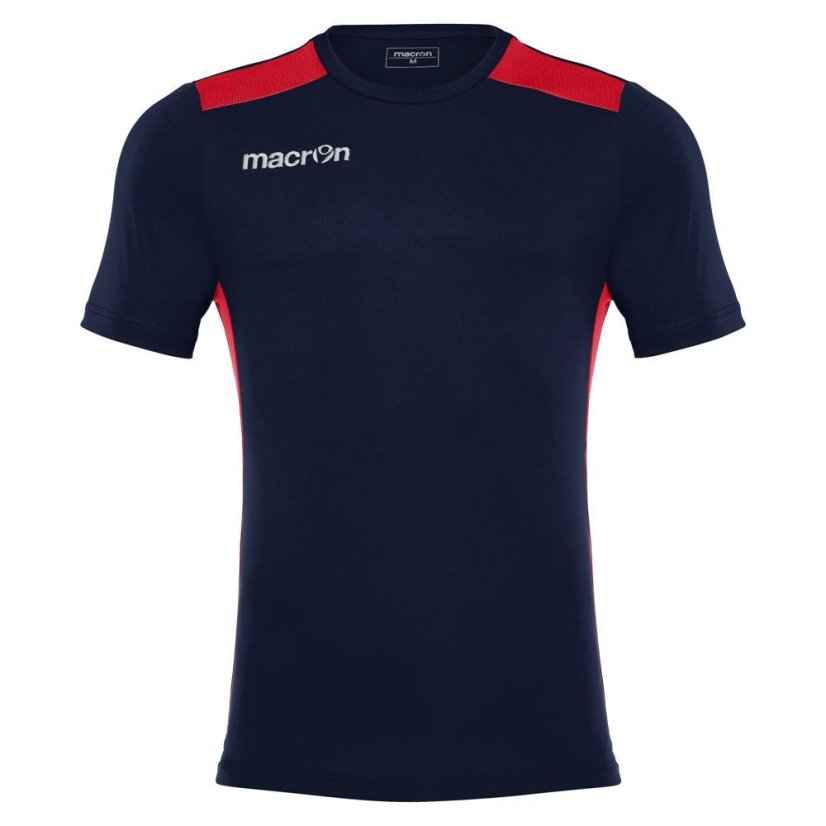 Dres Macron Sirius SS - Barva: Černá/červená, Velikost: 3XS