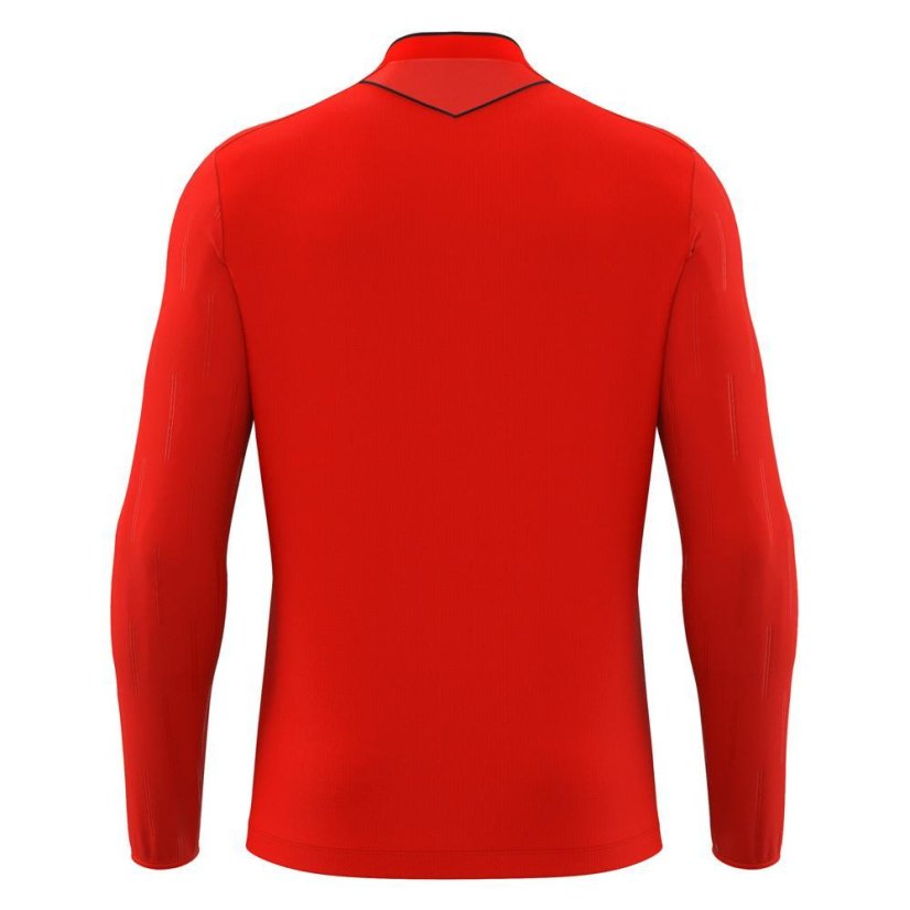 Rozhodcovský dres Macron Mendez Eco LS - Farba: Červená, Veľkosť: 3XL