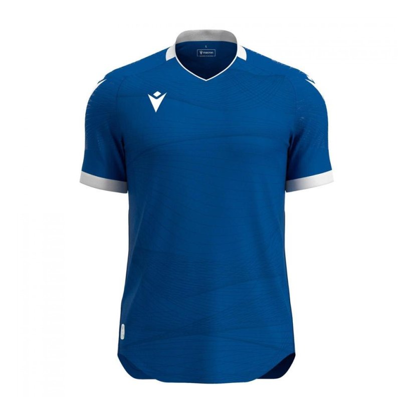 Dres Macron Wyvern Eco - Barva: Vínová/světle modrá, Velikost: M