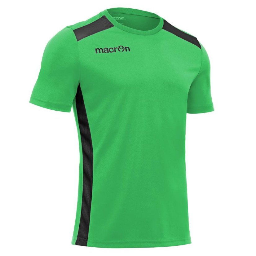 Dres Macron Sirius SS - Barva: Černá/červená, Velikost: 3XS