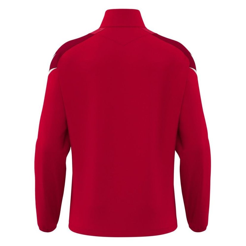 Sportovní top Macron Hollow 1/4 Zip - Barva: Černá/bílá, Velikost: L