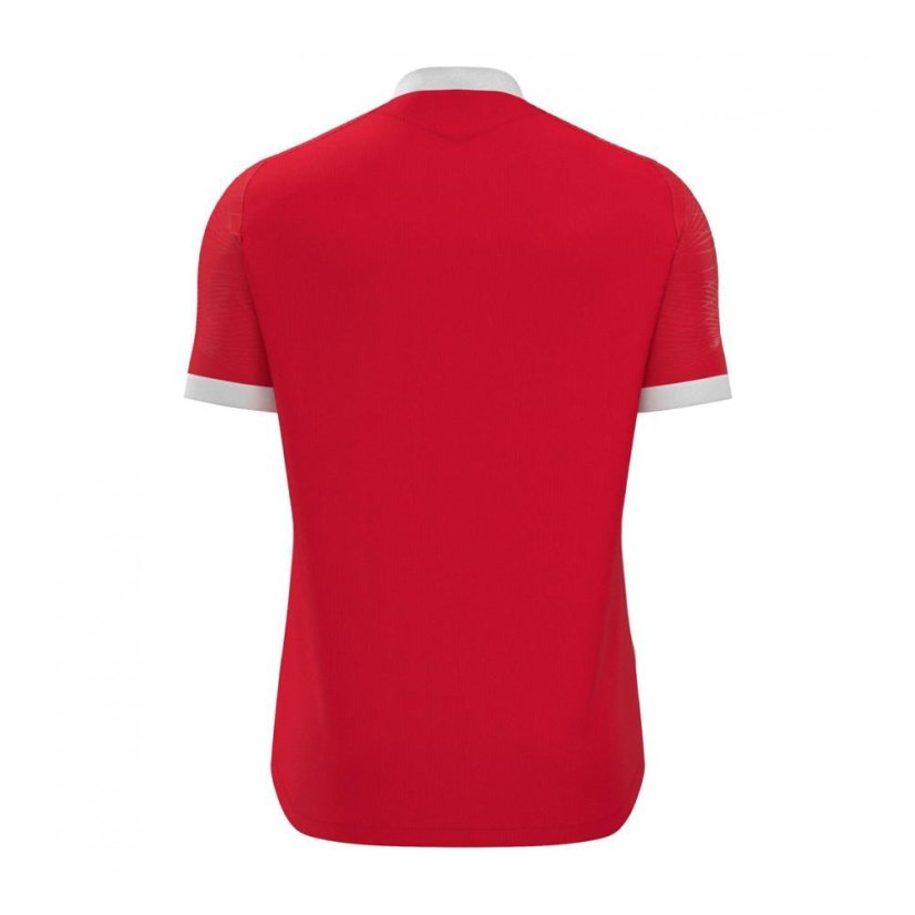 Dres Macron Wyvern Eco - Barva: Vínová/světle modrá, Velikost: M