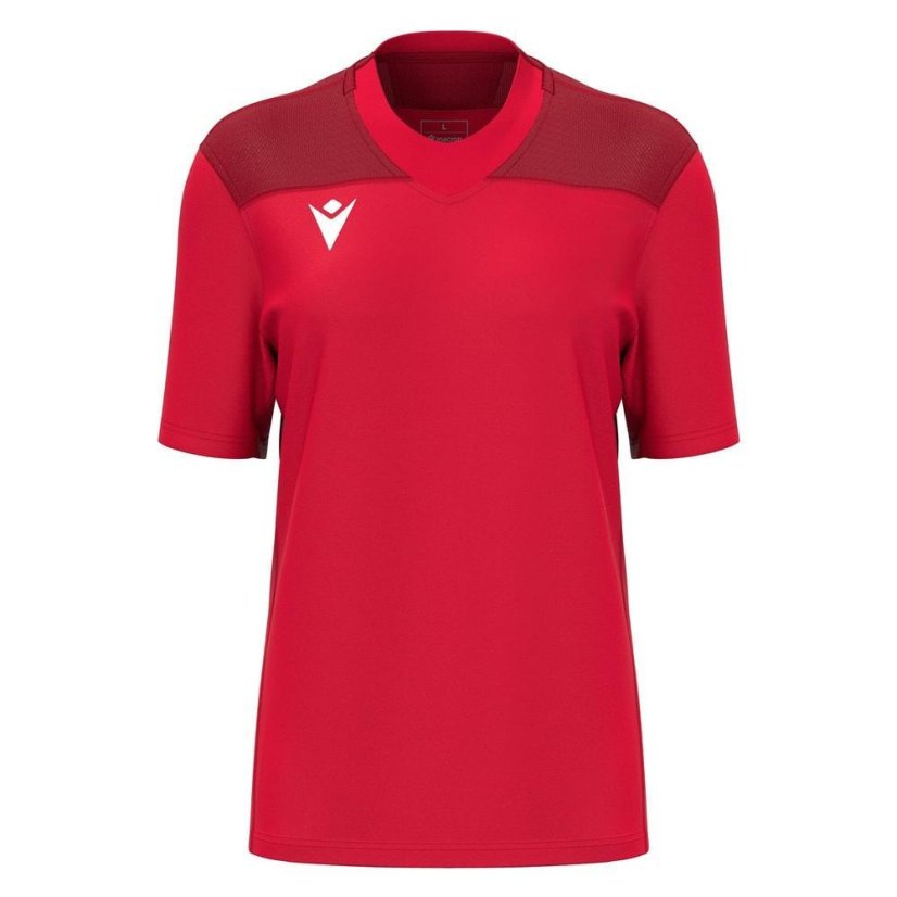 Dres Macron Beryl - Barva: Červená, Velikost: XS
