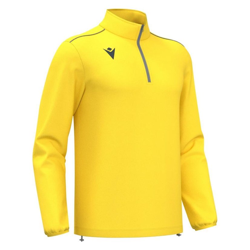 Triko Macron Havel 1/4 Zip - Barva: Červená, Velikost: 3XS