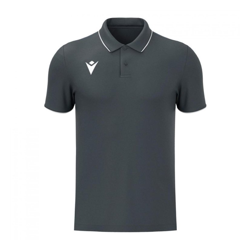 Polo tričko Macron Draco Hero - Farba: Sivá, Veľkosť: M