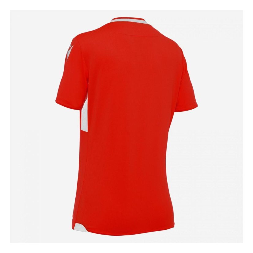 Dámský dres Macron Alya - Barva: Bílá/červená, Velikost: XXS