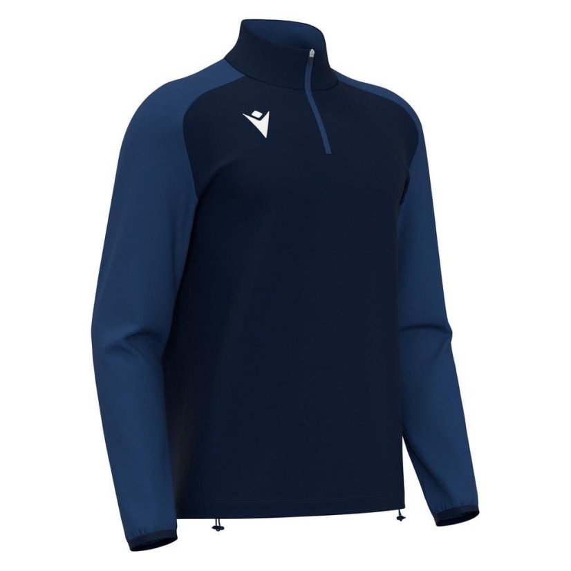 Top Macron Isen 1/4 Zip - Barva: Královská modrá, Velikost: S