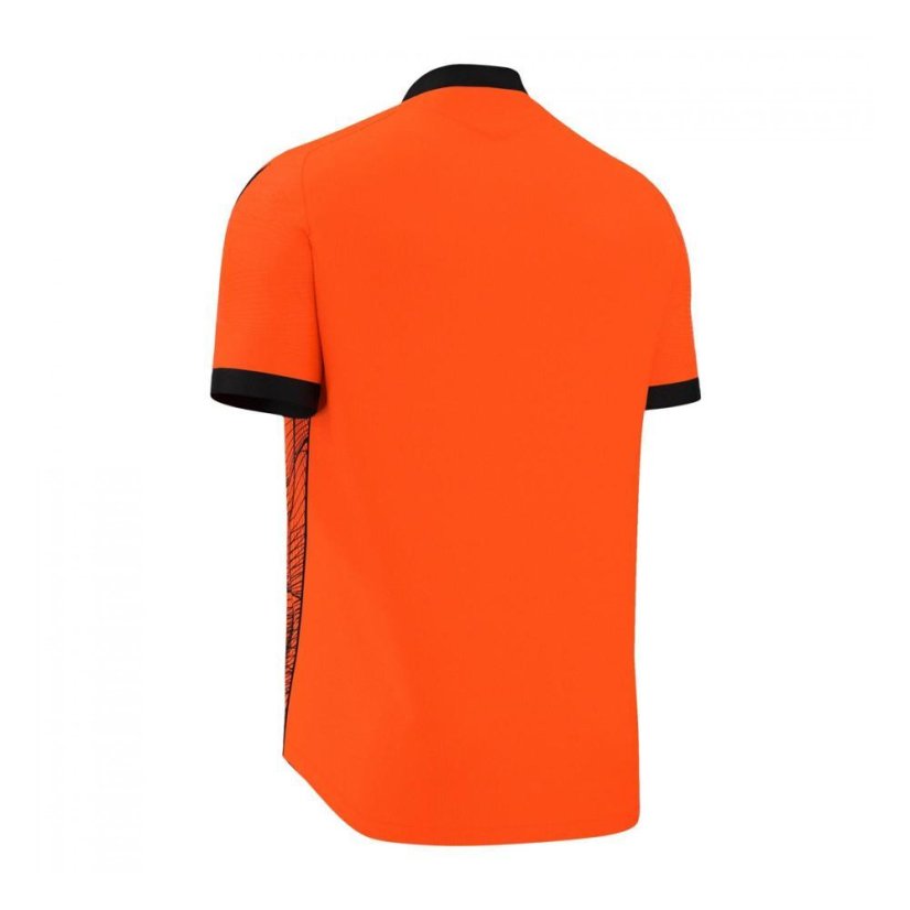 Dres Macron Wyvern Eco - Barva: Vínová/světle modrá, Velikost: M