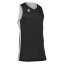 Sportovní dres bez rukávů Macron Propane Reversible - Barva: Černá/bílá, Velikost: 3XS