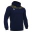 Sportovní mikina s kapucí Macron Ishtar 1/4 Zip - Farba: Čierna/biela, Veľkosť: 3XL