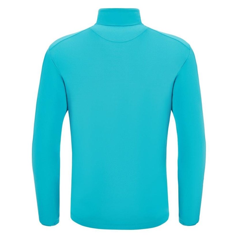 Mikina Macron Piave 1/4 ZIP - Barva: Světle modrá, Velikost: M
