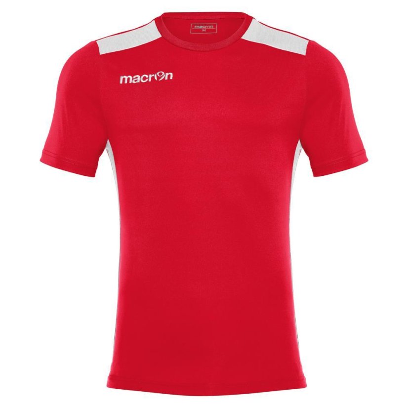 Dres Macron Sirius SS - Barva: Černá/červená, Velikost: 3XS