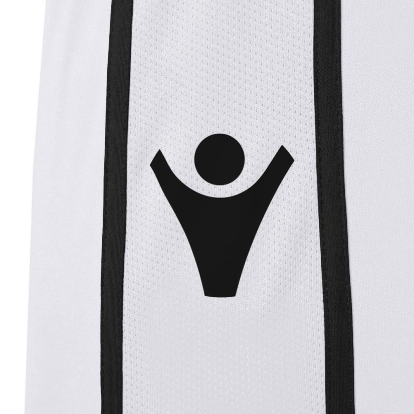 Fotbalové kraťasy Macron Algol - Barva: Černá/zelená, Velikost: 3XL