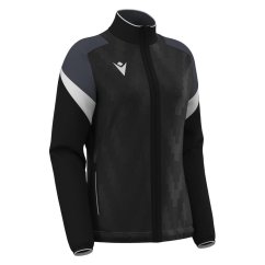 ATHENA WOMAN FULL ZIP TOP  BLK/WHT | 800004510901 | XS