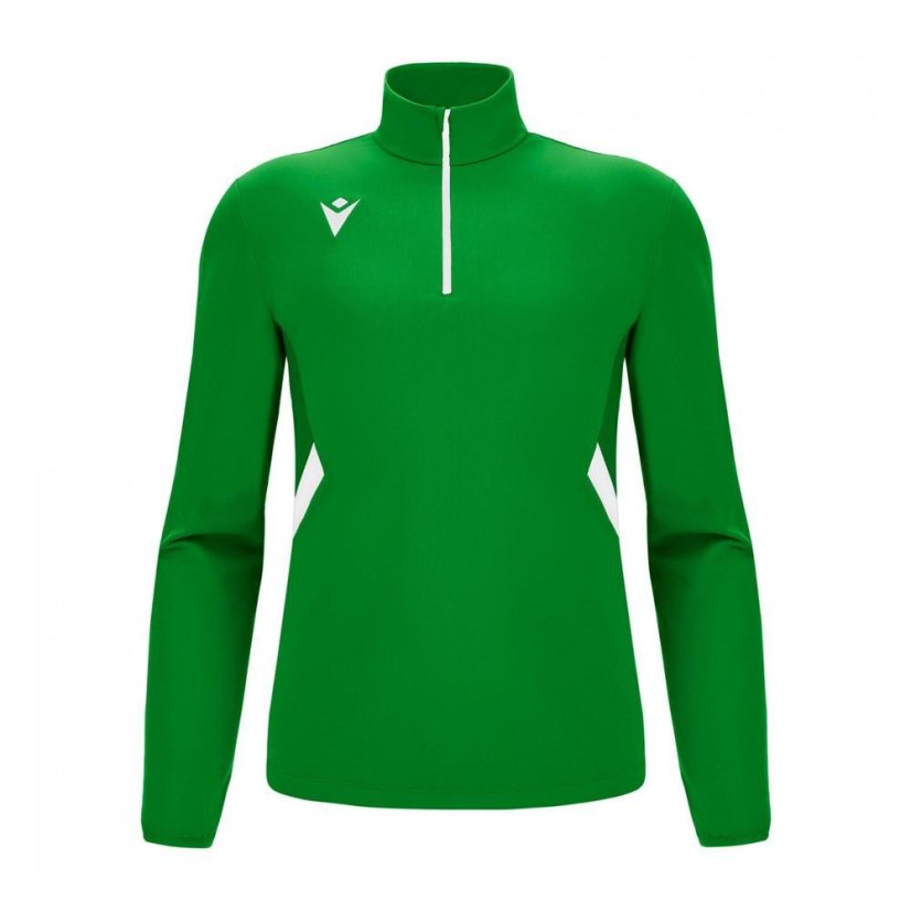 Mikina Macron Piave 1/4 ZIP - Barva: Světle modrá, Velikost: M