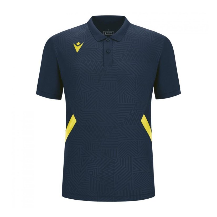 Polo triko Macron Rap - Barva: Červená/bílá, Velikost: M