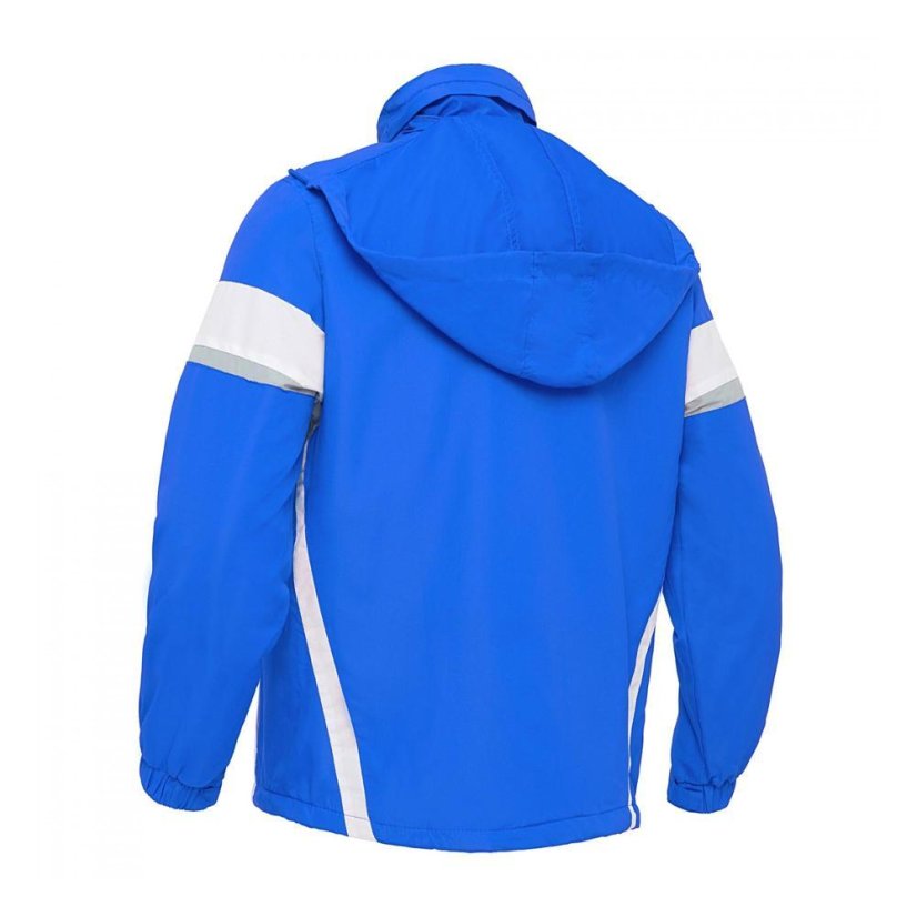 Sportovní bunda s celopropínacím zipem Macron Worth - Barva: Královská modrá/bílá, Velikost: 3XL