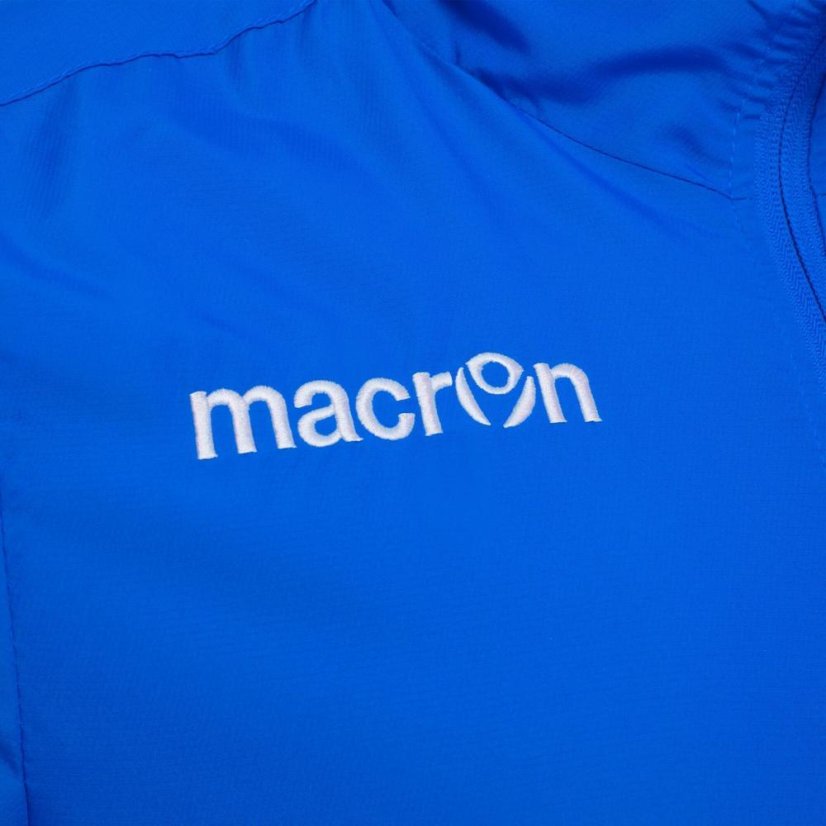 Sportovní bunda s celopropínacím zipem Macron Worth - Barva: Královská modrá/bílá, Velikost: 3XL