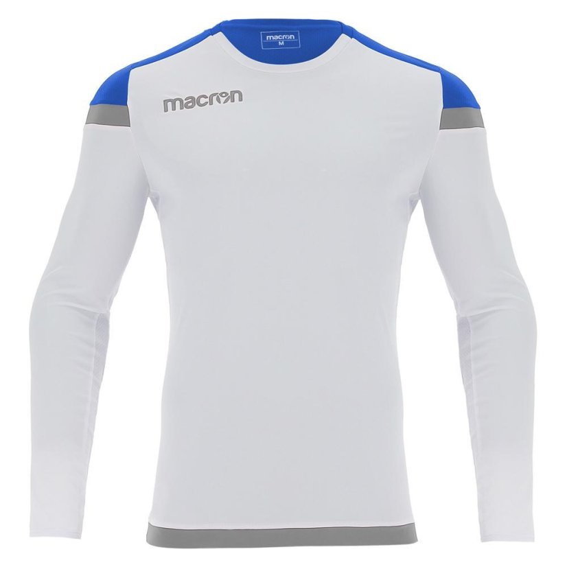Dres Macron Titan LS - Farba: Biela/červená, Veľkosť: XS