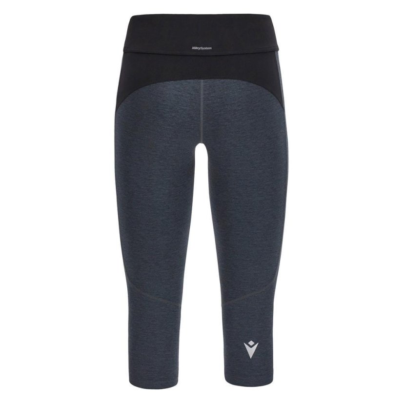 Kalhoty Macron Run SCD Cheryl Light Stretch 3/4 - Farba: Biela/čierna, Veľkosť: XS