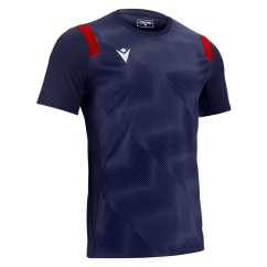 RODDERS SHIRT NAV/RED SS