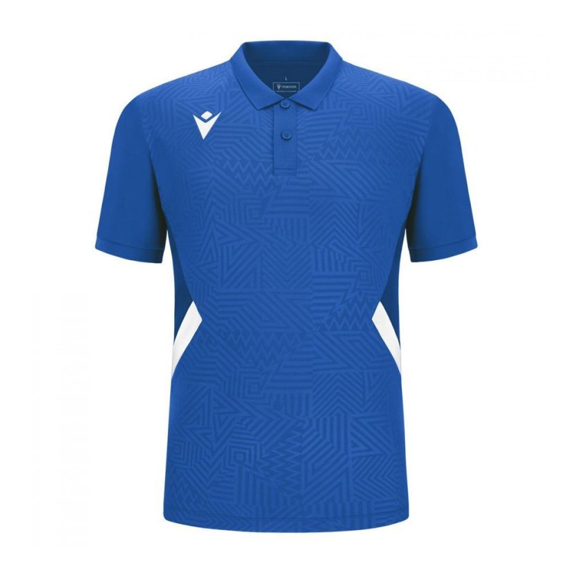 Polo triko Macron Rap - Barva: Červená/bílá, Velikost: M