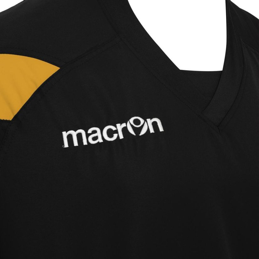 Tréninkový ragbyový dres Macron Ruby - Barva: Černá, Velikost: 3XL