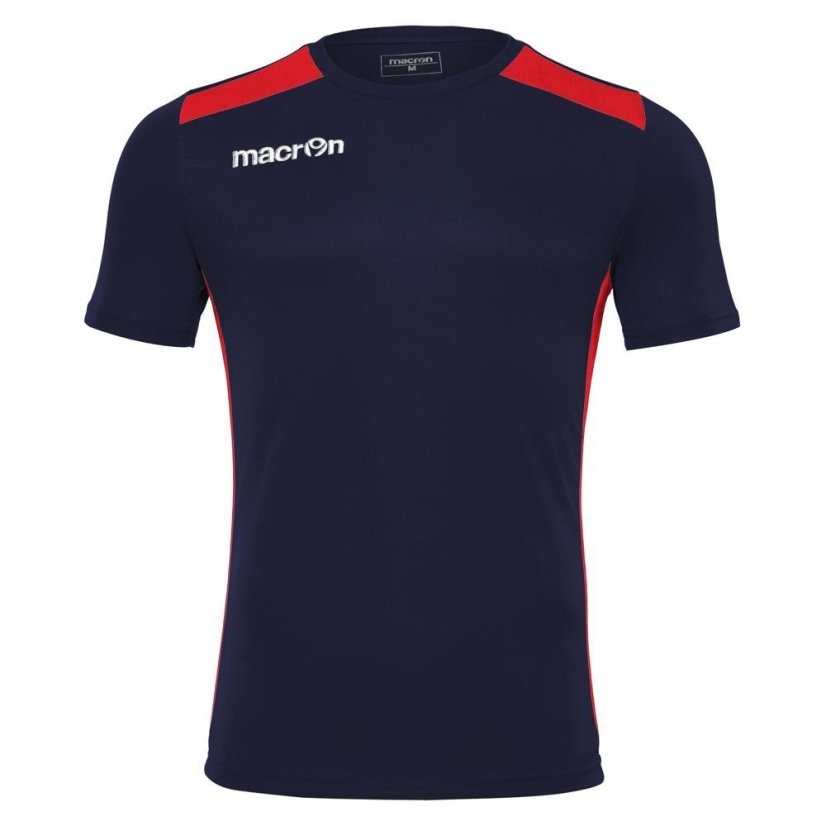 Dres Macron Sirius SS - Barva: Černá/červená, Velikost: 3XS